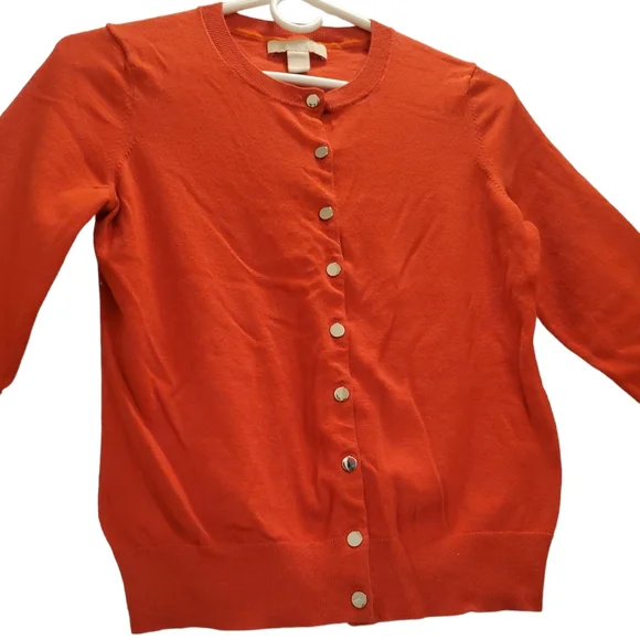 Banana Republic, Women's S, Red, Cardigan - Picture 2 of 4